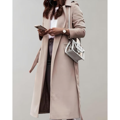 Women's Trench Coat | With Waistband and Wrap Style