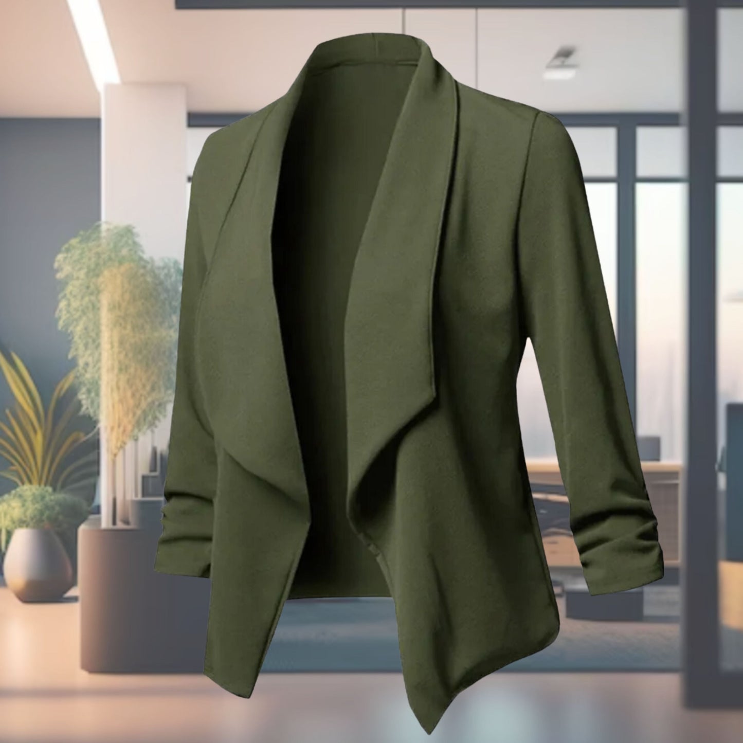 Women's Blazer | Open Front Design