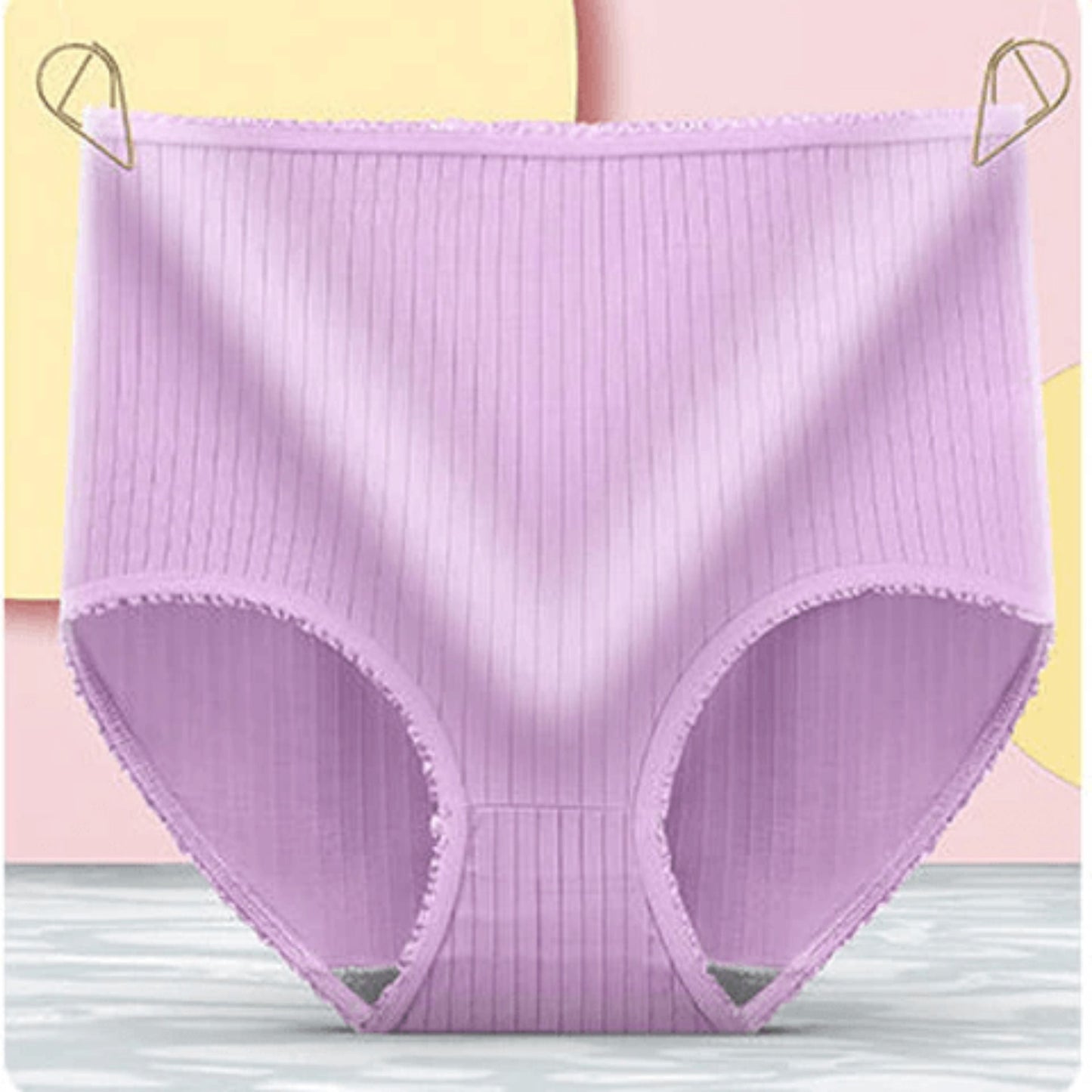 Women's High-Waisted Underpants | Ribbed Stretch