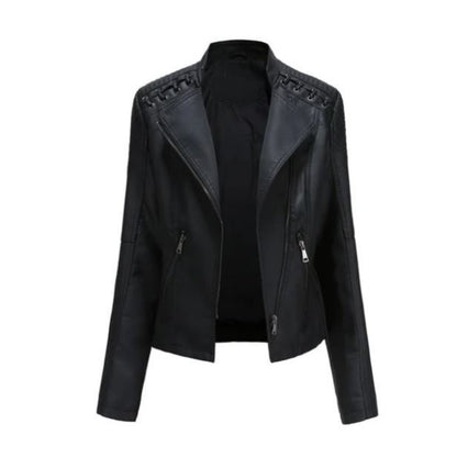 Women's Biker Jacket | Zip-Up