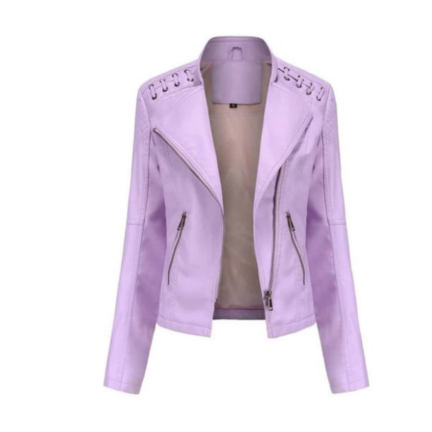 Women's Biker Jacket | Zip-Up