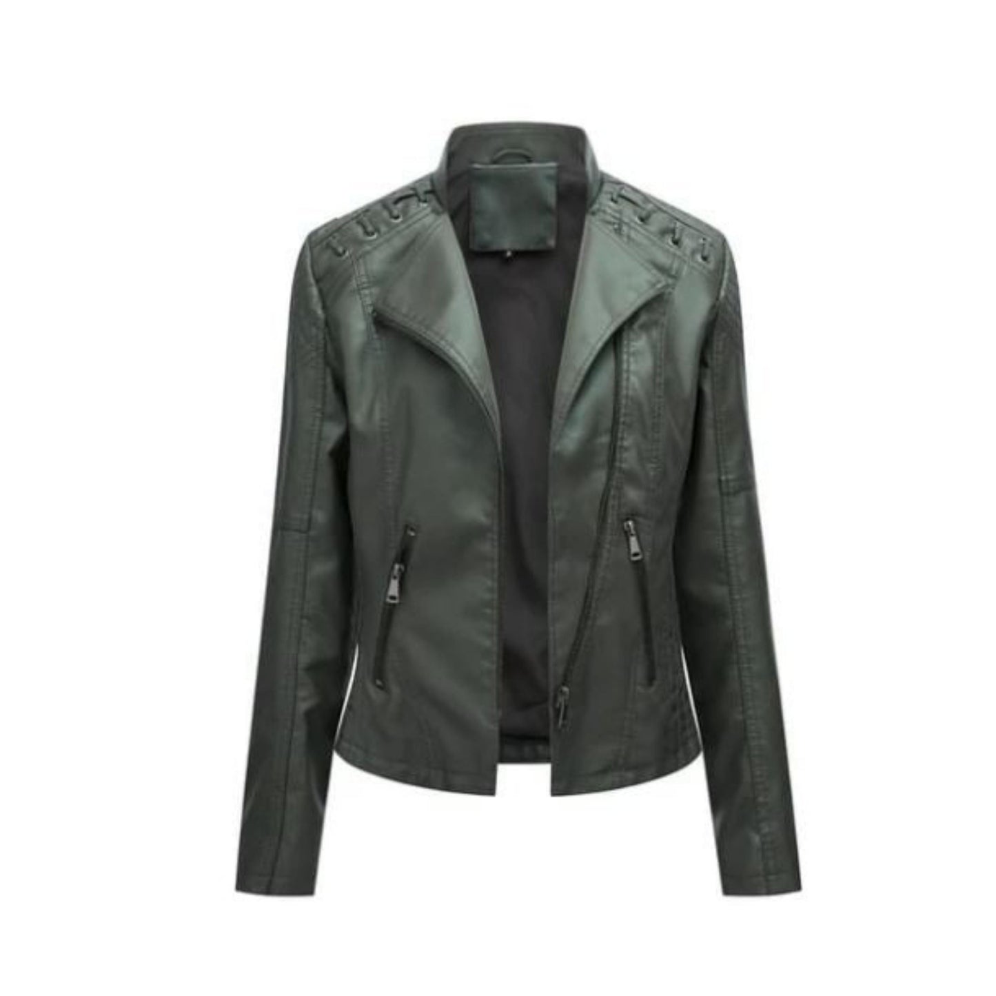 Women's Biker Jacket | Zip-Up