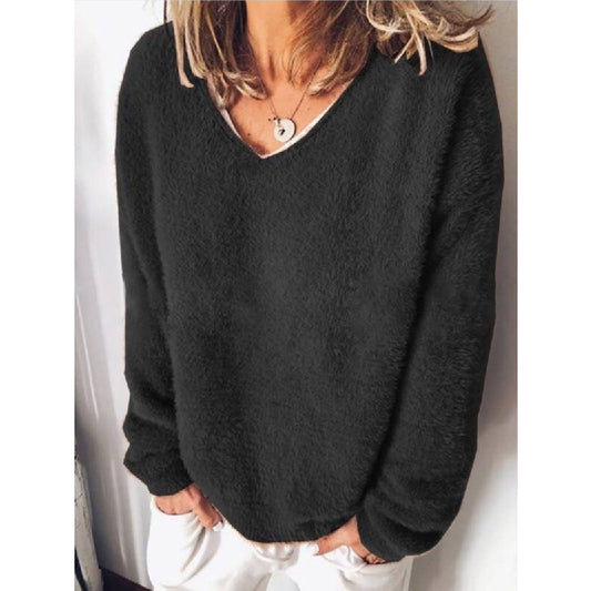 Women's V-Neck Sweater | Relaxed Fit