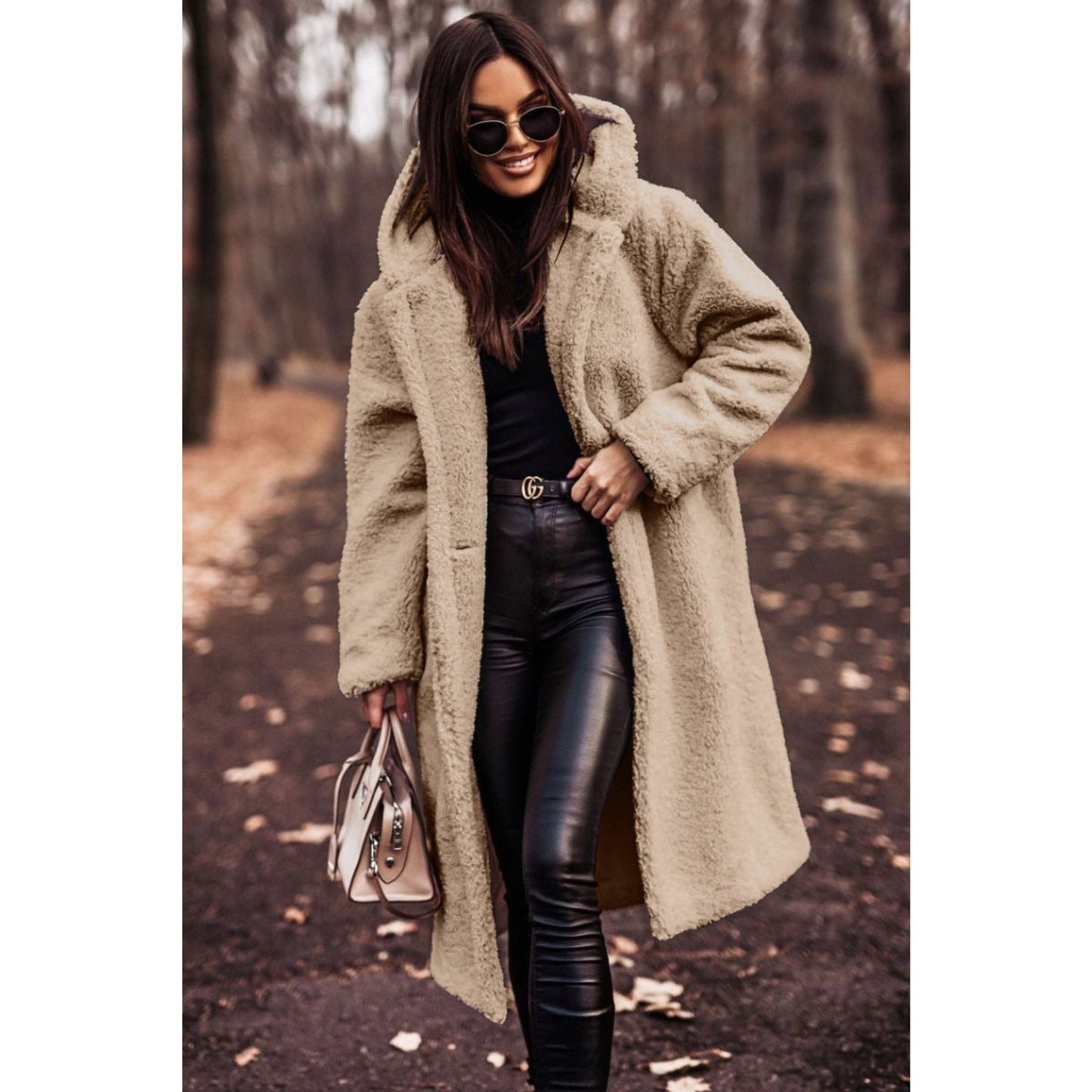 Ladies Long Coat | Hooded Oversized