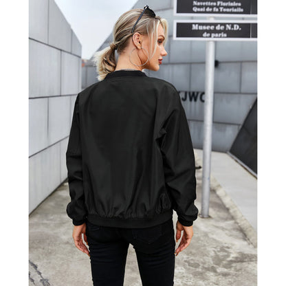 Women's Bomber Jacket | Zip Up