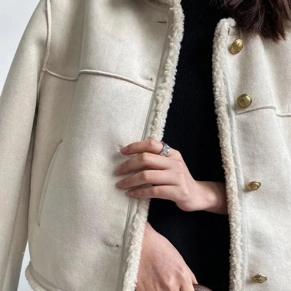 Women's Winter Coat | Button-Up