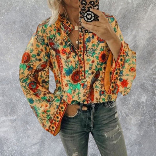 Women's Boho Blouse | Detailed Design