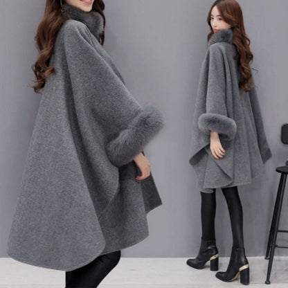 Ladies Poncho Coat | Oversized