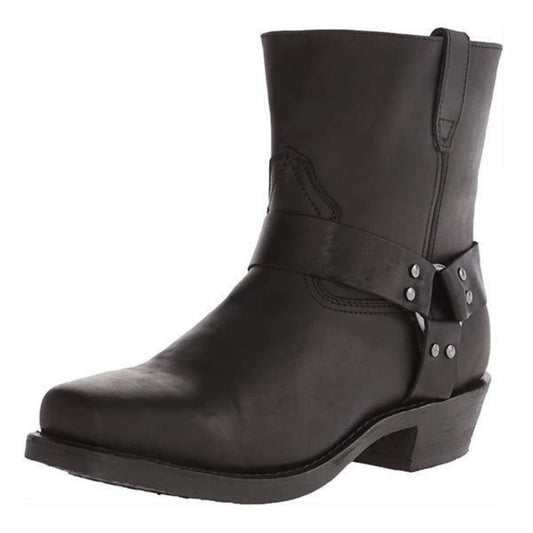 Men's Boots | Strap and Heel Design