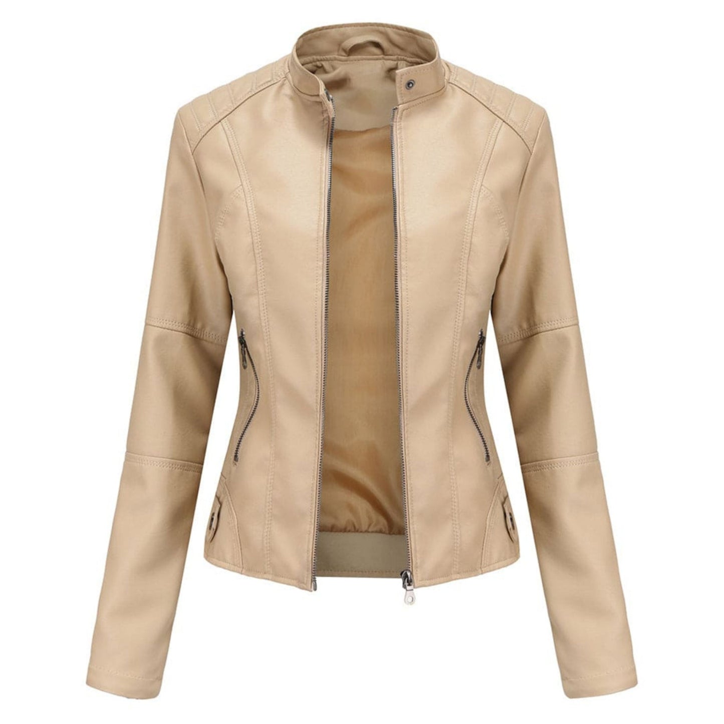 Women's Biker Jacket | Zip Up