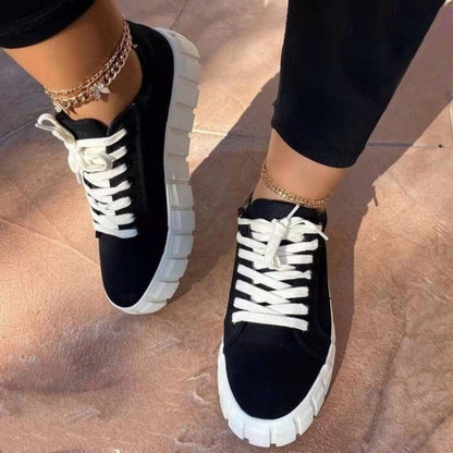 Women's Platform Sneakers | Lace-up Closure