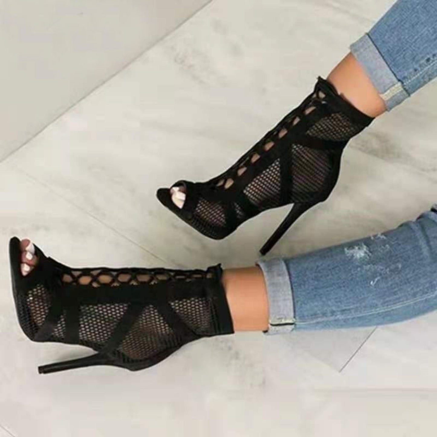 Women's Heeled Sandals | Lace-up Closure