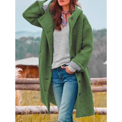 Women's Winter Coat | Button-Up