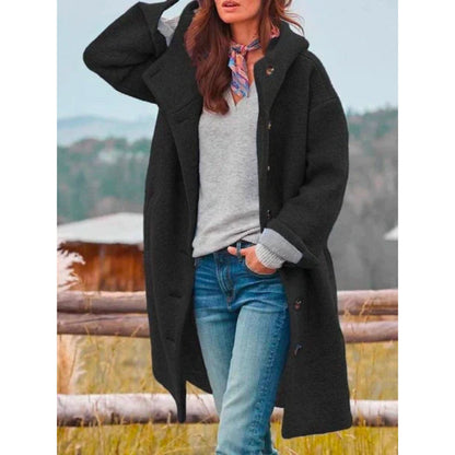 Women's Winter Coat | Button-Up