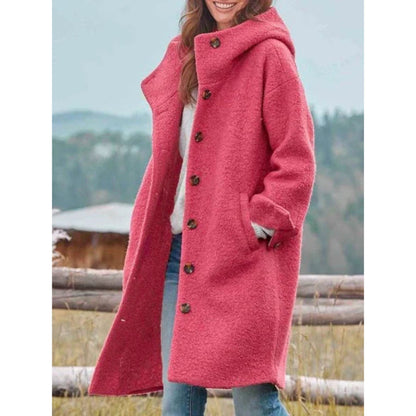 Women's Winter Coat | Button-Up