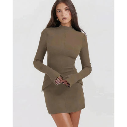 Women's Mini Dress | Long Sleeve Bodycon