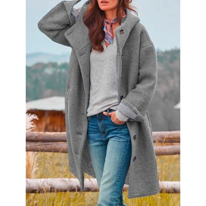 Women's Winter Coat | Button-Up