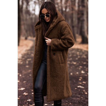 Ladies Long Coat | Hooded Oversized