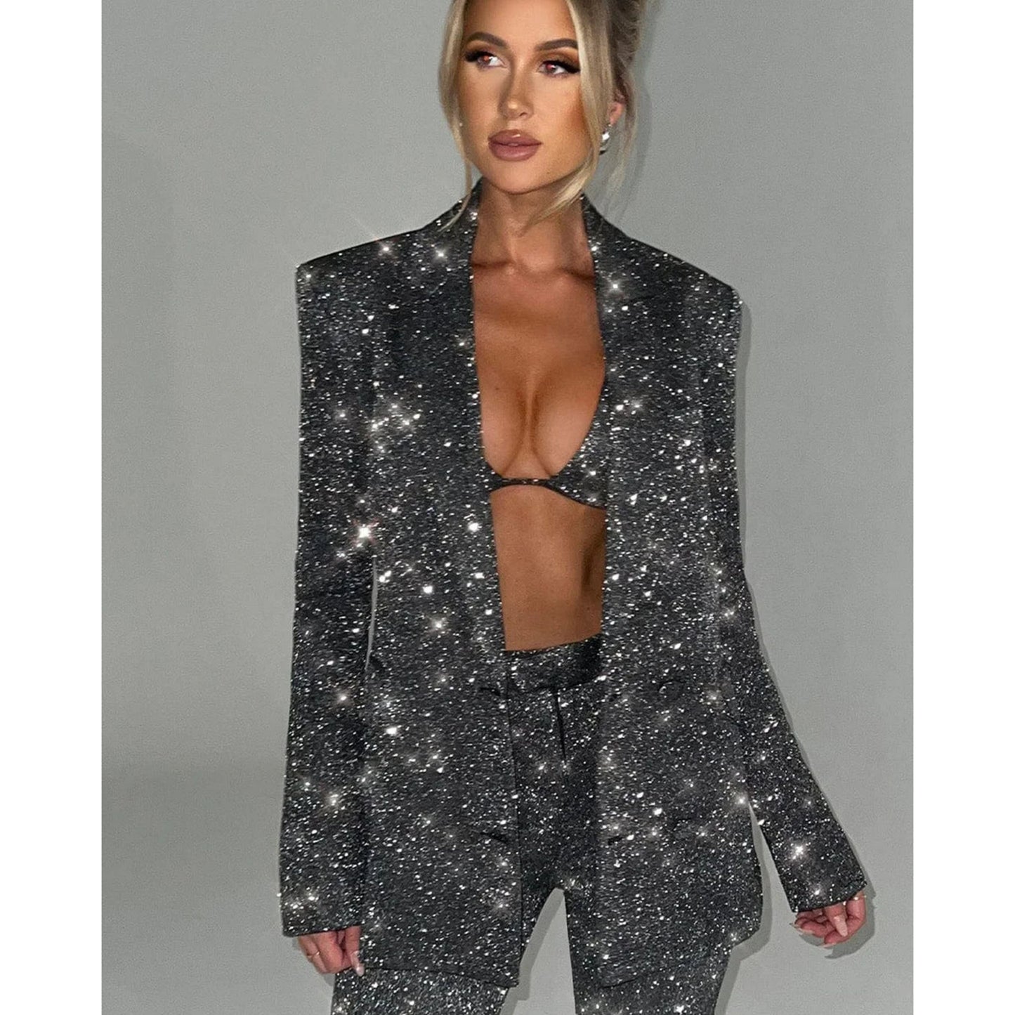 Women's Glitter Outfit Set | Three Pieces