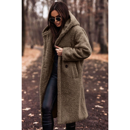 Ladies Long Coat | Hooded Oversized