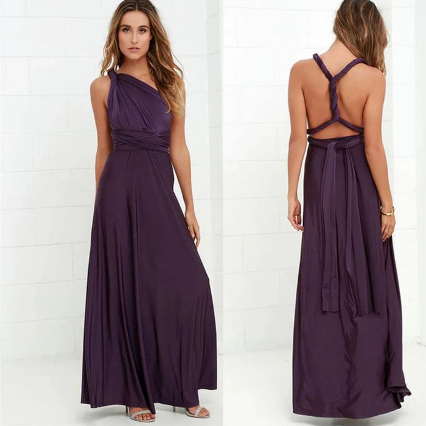 Ladies Evening Dress | One Shoulder Maxi