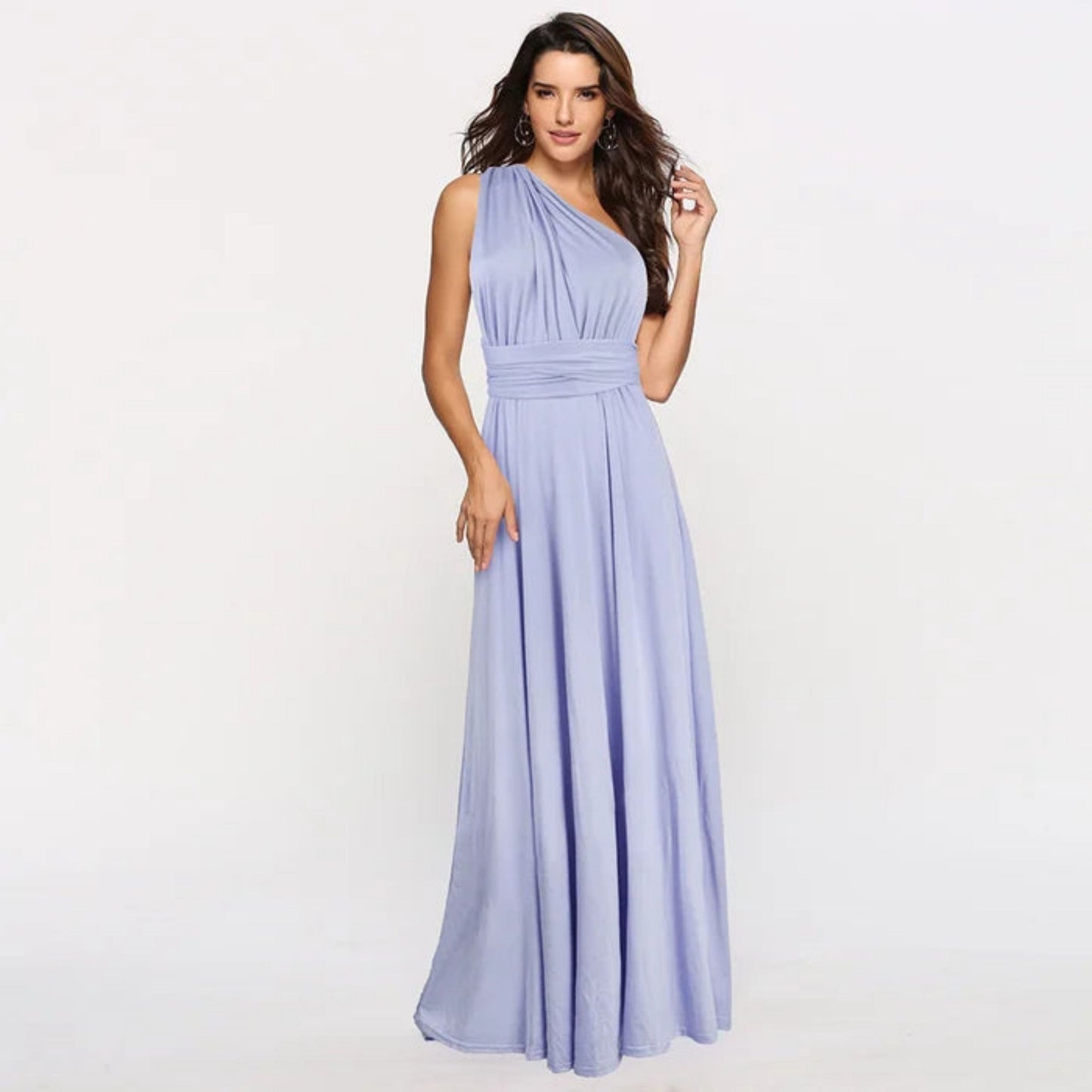 Ladies Evening Dress | One Shoulder Maxi