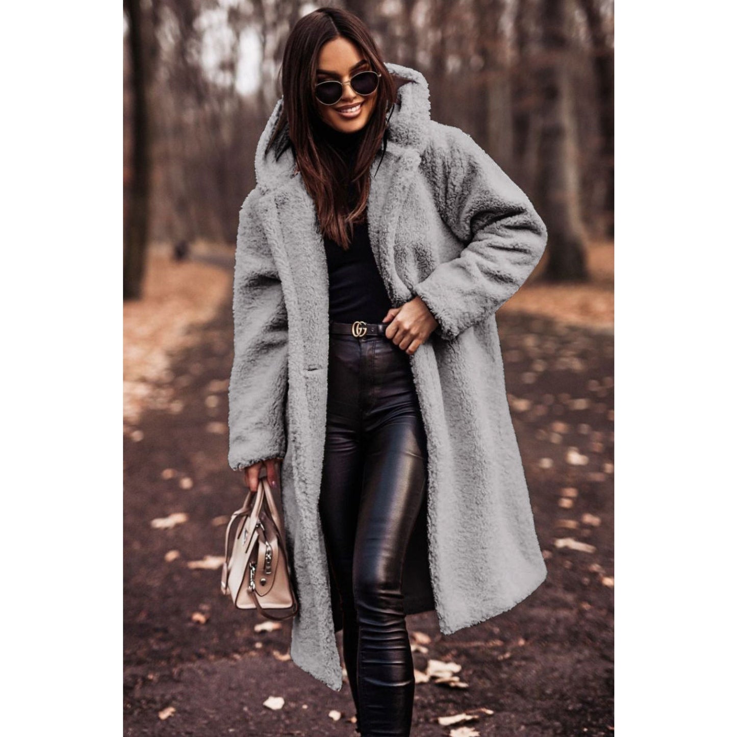 Ladies Long Coat | Hooded Oversized