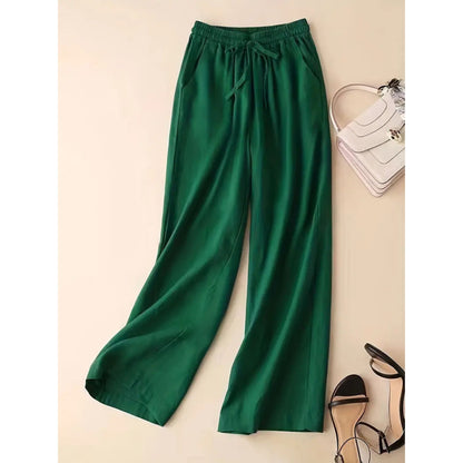 Women's Wide-Leg Pants | Drawstring