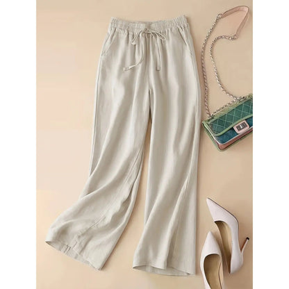 Women's Wide-Leg Pants | Drawstring