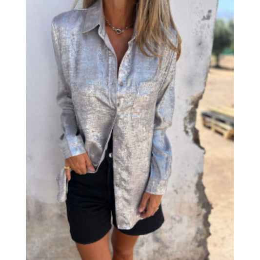 Women's Shirt | Long Sleeve Button-Up